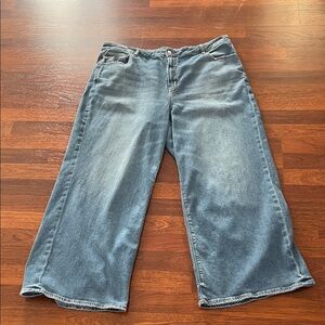 American Eagle Super High-Rise Baggy Wide Leg Jeans 20 R
